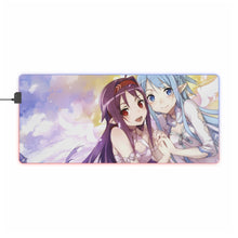 Load image into Gallery viewer, Asuna and Yuuki RGB LED Mouse Pad (Desk Mat)
