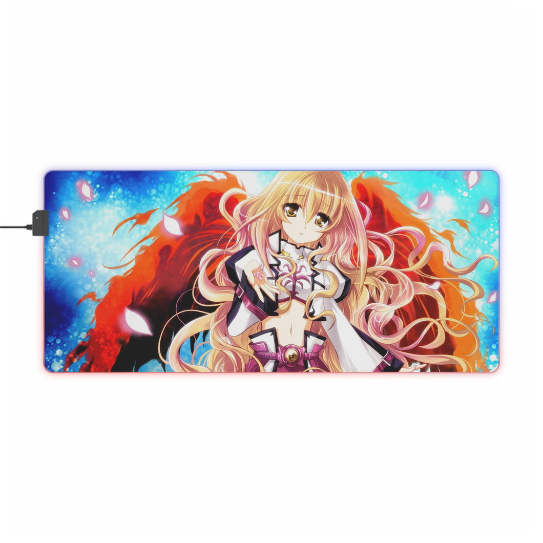 Magical Girl Lyrical Nanoha RGB LED Mouse Pad (Desk Mat)