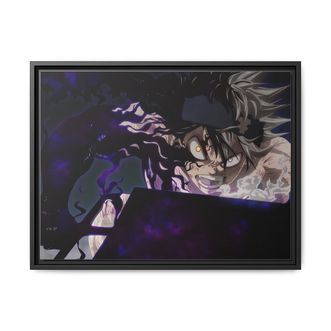 Asta Demonic Form Canvas Framed Art Print