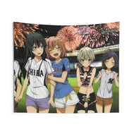 My Teen Romantic Comedy SNAFU Hachiman Hikigaya, Yukino Yukinoshita, Yui Yuigahama, Saika Totsuka, Komachi Hikigaya Indoor Wall Tapestry