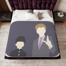 Load image into Gallery viewer, Anime Mob Psycho 100 Sherpa Blanket
