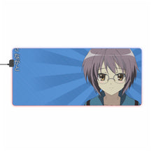 Load image into Gallery viewer, The Melancholy Of Haruhi Suzumiya RGB LED Mouse Pad (Desk Mat)
