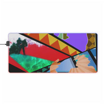 Load image into Gallery viewer, Anime Jojo's Bizarre Adventure RGB LED Mouse Pad (Desk Mat)
