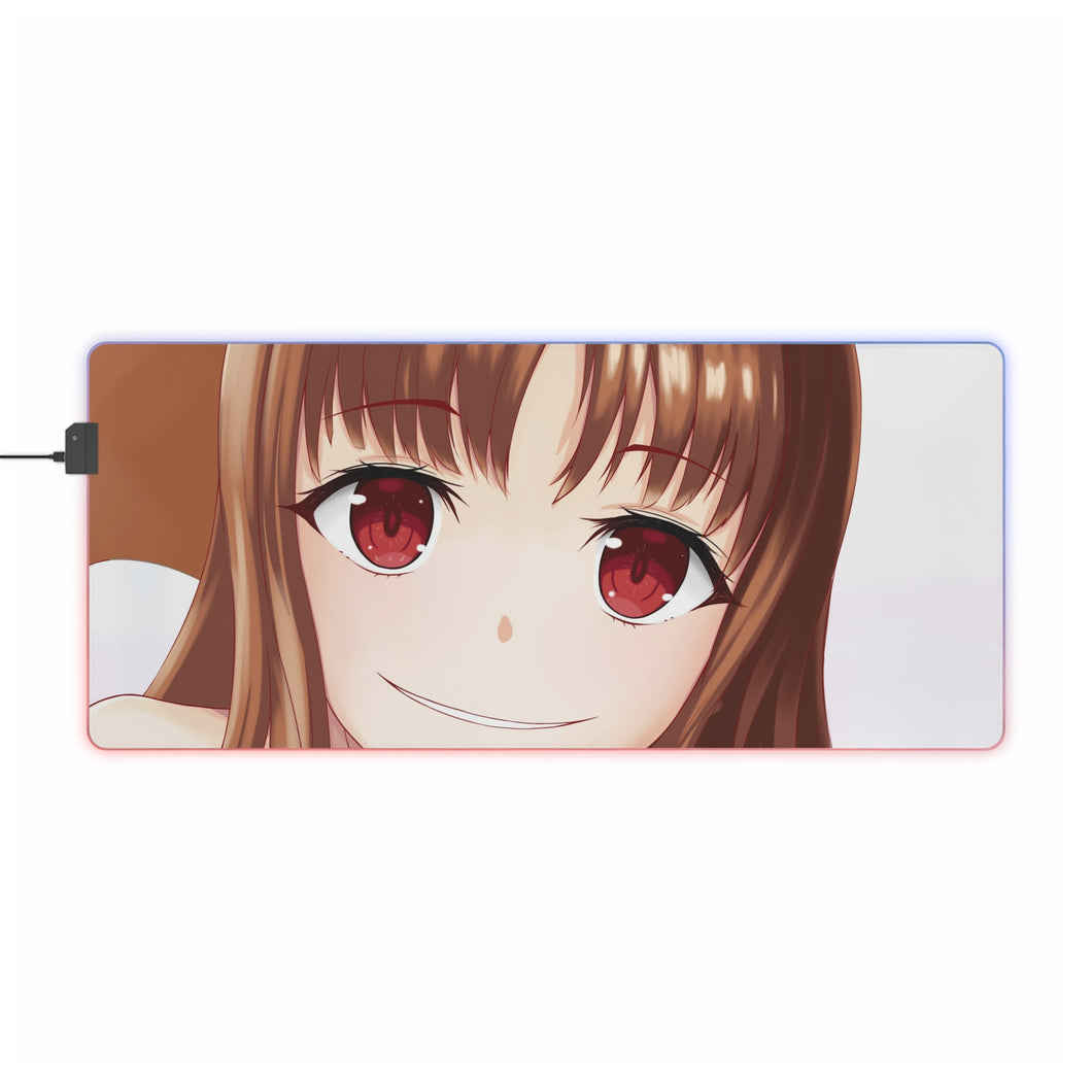 Spice And Wolf RGB LED Mouse Pad (Desk Mat)