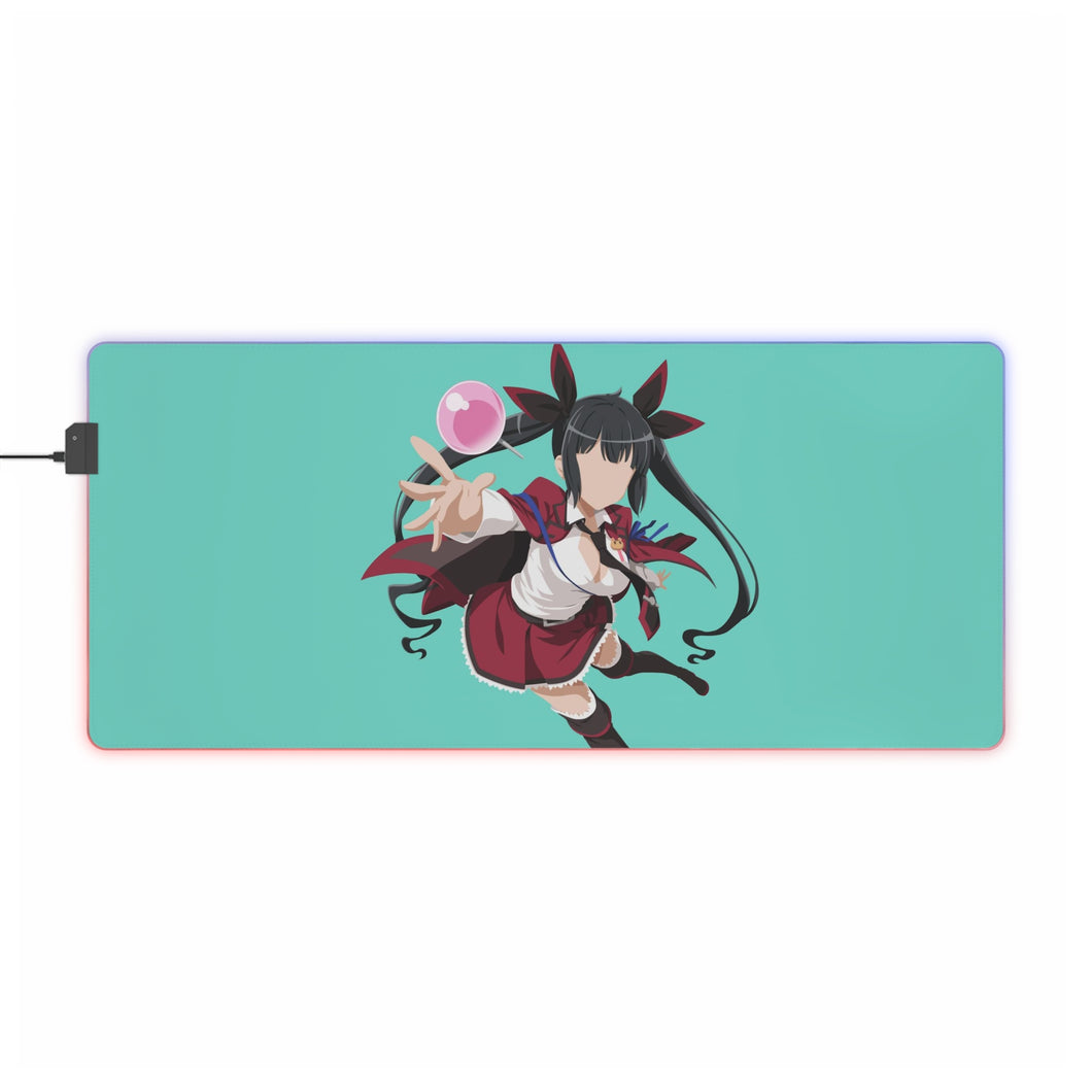 Is It Wrong To Try To Pick Up Girls In A Dungeon? RGB LED Mouse Pad (Desk Mat)