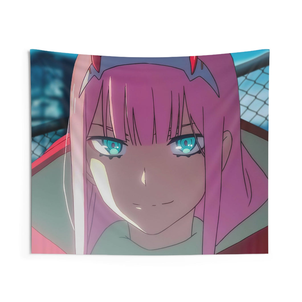 Zero Two Fate Indoor Wall Tapestry