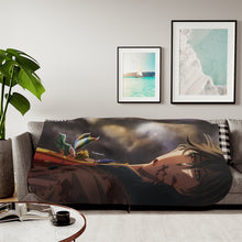Load image into Gallery viewer, Anime Black Clover Sherpa Blanket
