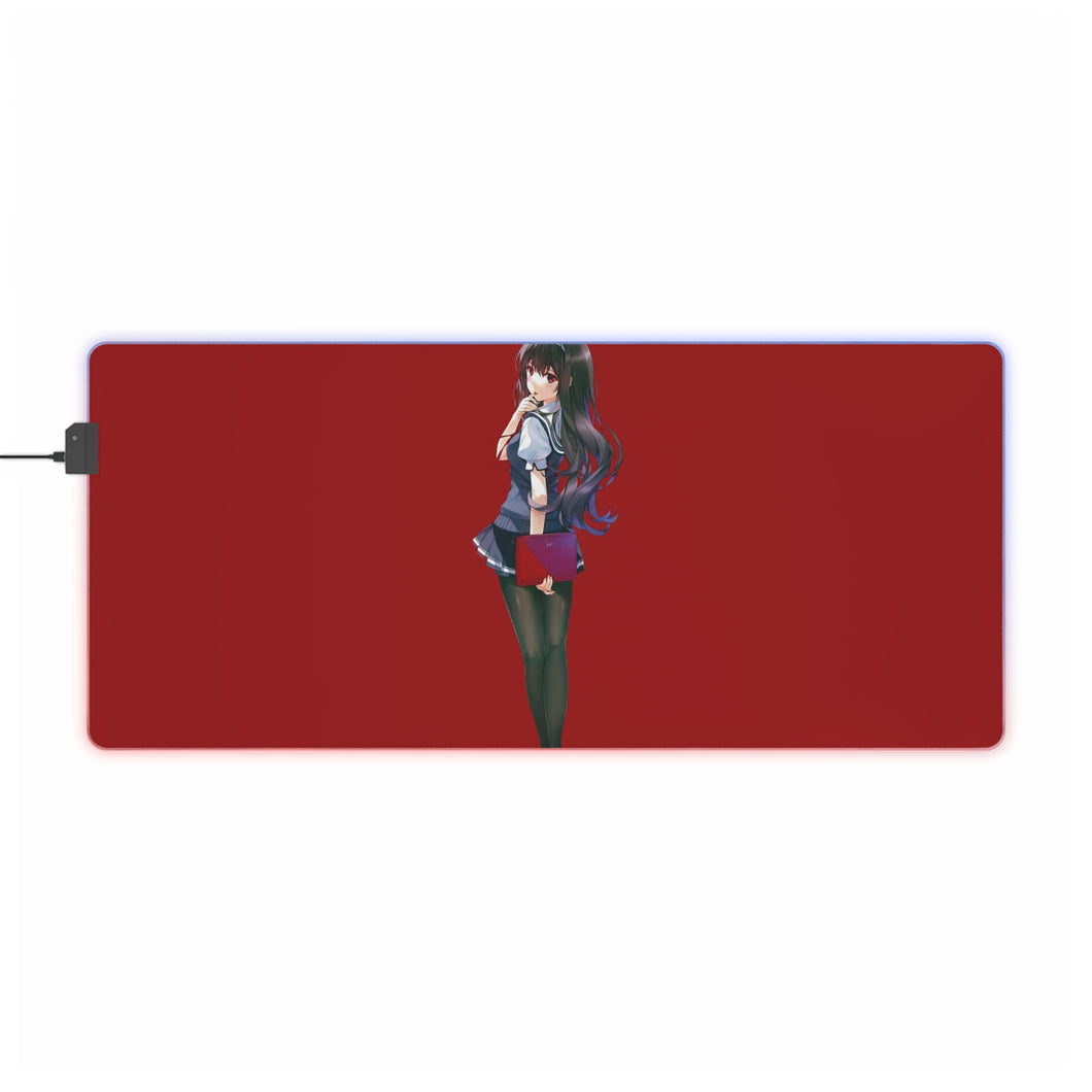 Saekano: How To Raise A Boring Girlfriend RGB LED Mouse Pad (Desk Mat)