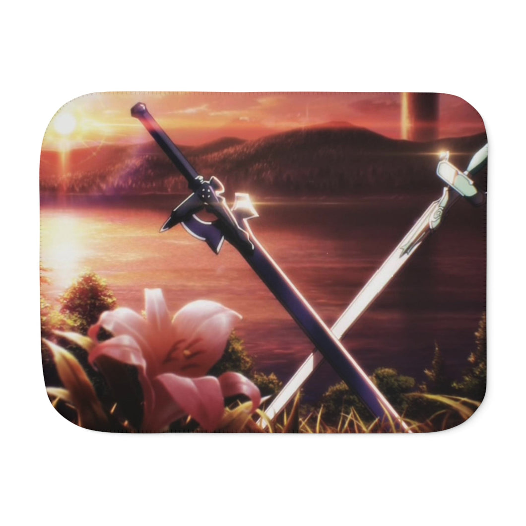 Anime Sword Art Onliner Sherpa Blanket
