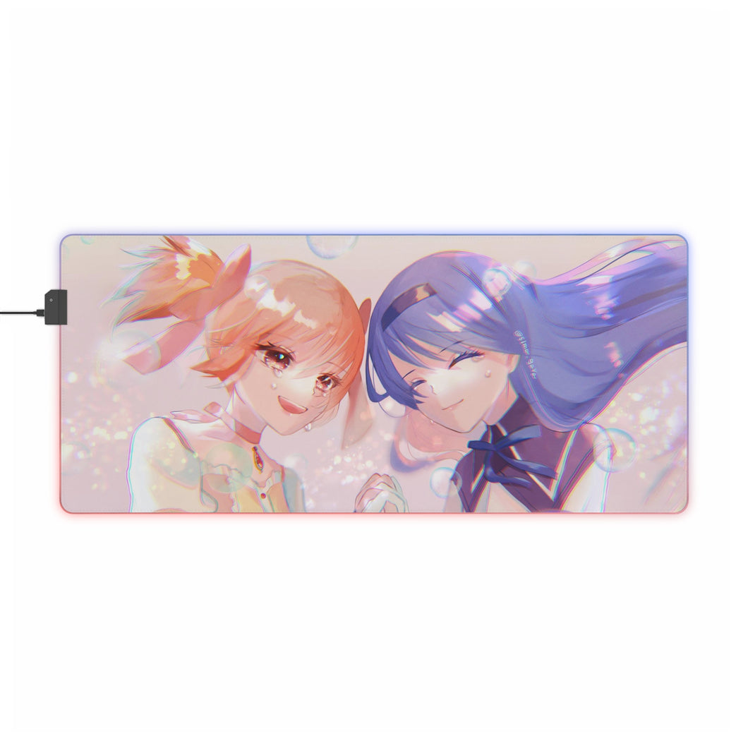 Puella Magi Madoka Magica RGB LED Mouse Pad (Desk Mat)