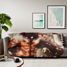 Load image into Gallery viewer, Eren Yeager (titan) Sherpa Blanket
