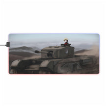 Load image into Gallery viewer, Girls und Panzer RGB LED Mouse Pad (Desk Mat)
