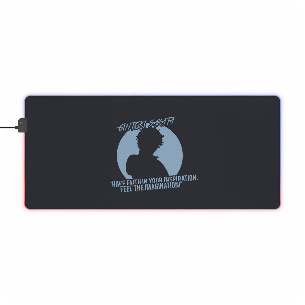 Gintama Gintoki Sakata RGB LED Mouse Pad (Desk Mat)