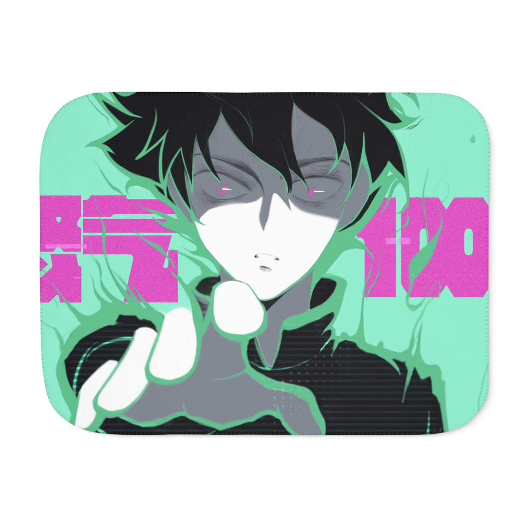 Mob Psycho 100 Shigeo Kageyama Sherpa Blanket