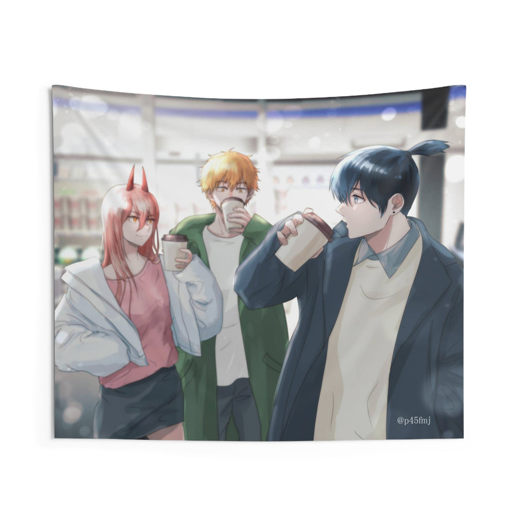 Anime Chainsaw Man Indoor Wall Tapestry