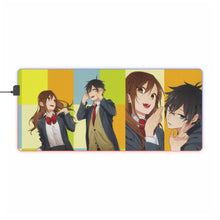 Load image into Gallery viewer, Hori-san To Miyamura-kun RGB LED Mouse Pad (Desk Mat)
