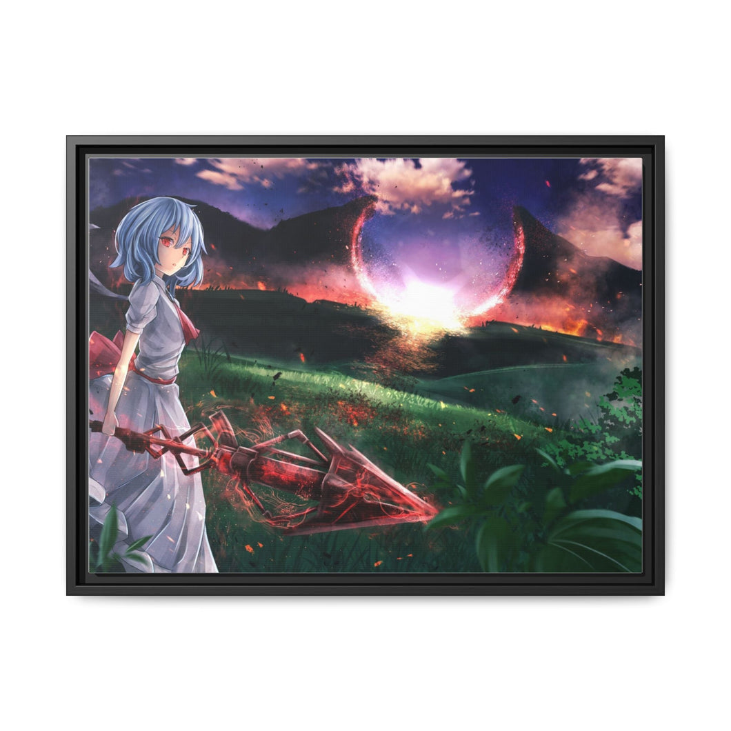 Anime Touhou Canvas Framed Art Print