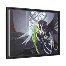Load image into Gallery viewer, Lelouch and C.C. (Code Geass) Canvas Framed Art Print
