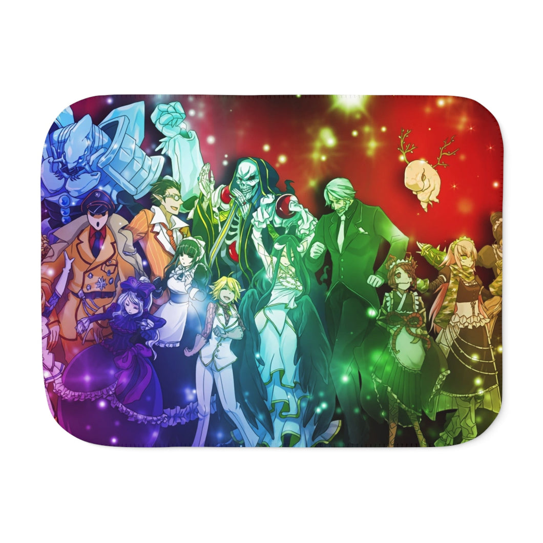 Overlord Albedo, Shalltear Bloodfallen, Narberal Gamma, Demiurge, Sebas Tian Sherpa Blanket