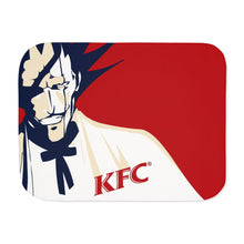 Load image into Gallery viewer, Kenpachi Fried Chicken Sherpa Blanket
