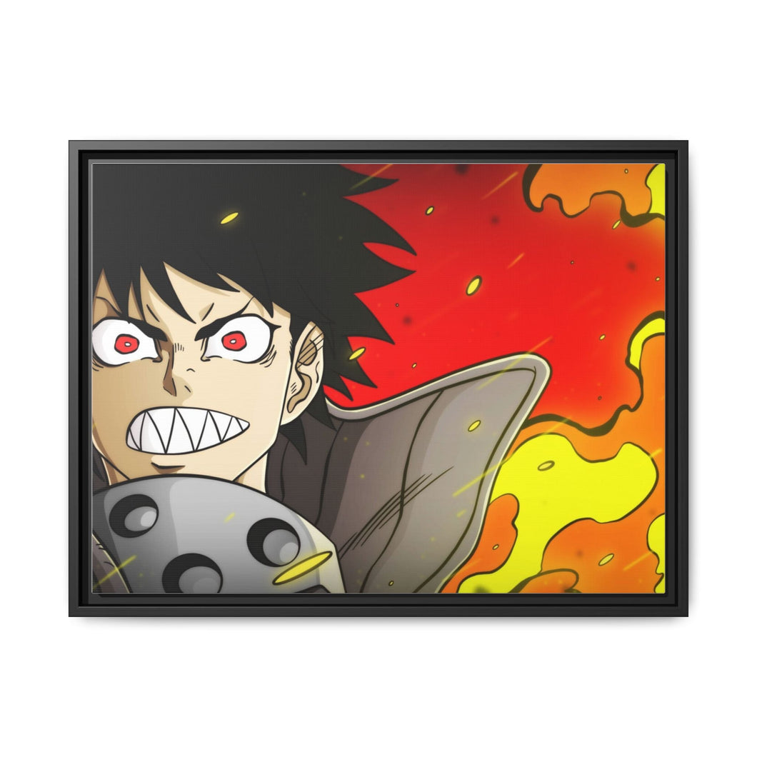 Anime Fire Force Canvas Framed Art Print