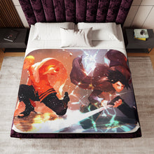 Load image into Gallery viewer, Anime Boruto Sherpa Blanket
