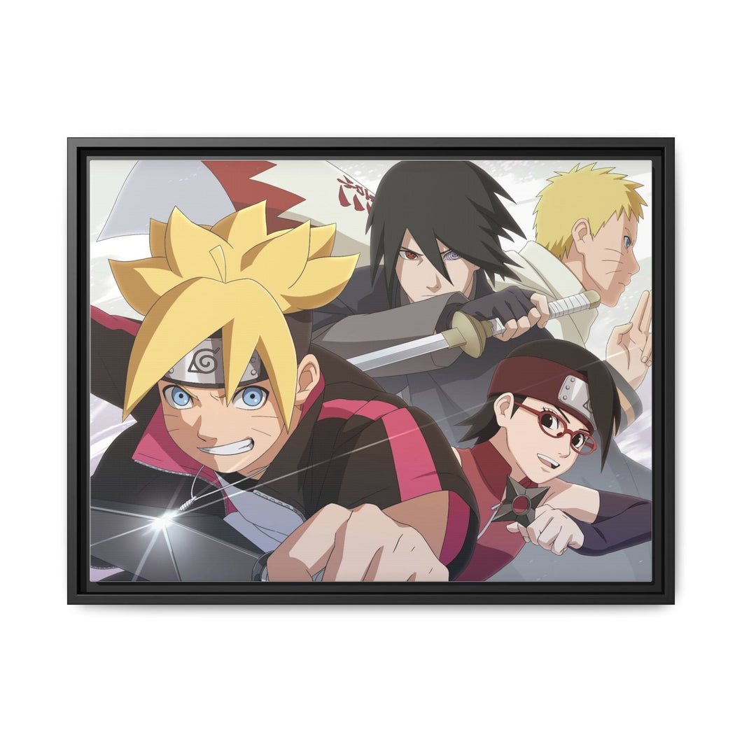 Boruto Canvas Framed Art Print