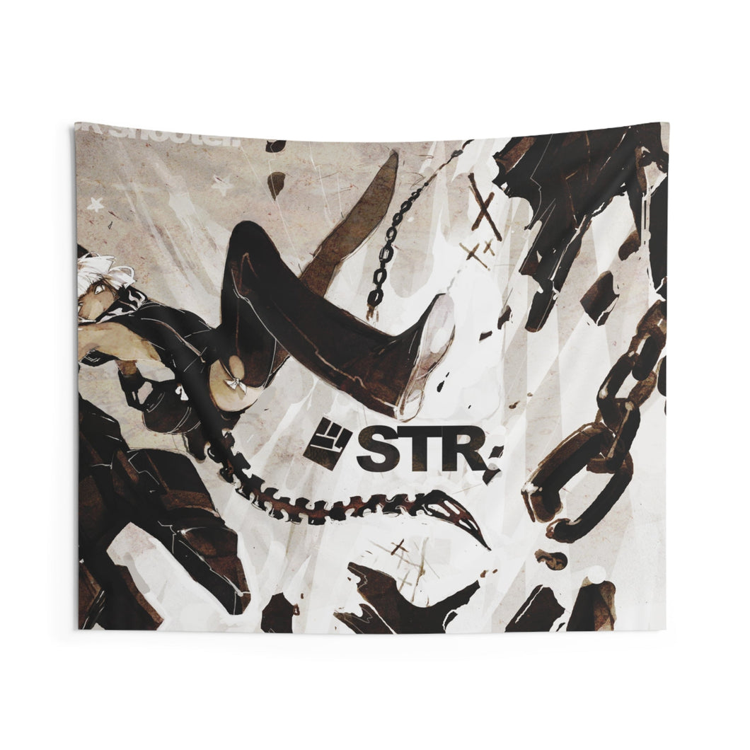 Black Rock Shooter Indoor Wall Tapestry