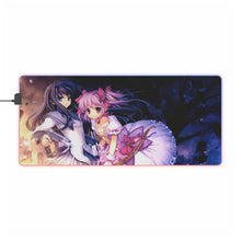 Load image into Gallery viewer, Puella Magi Madoka Magica Homura Akemi, Madoka Kaname RGB LED Mouse Pad (Desk Mat)
