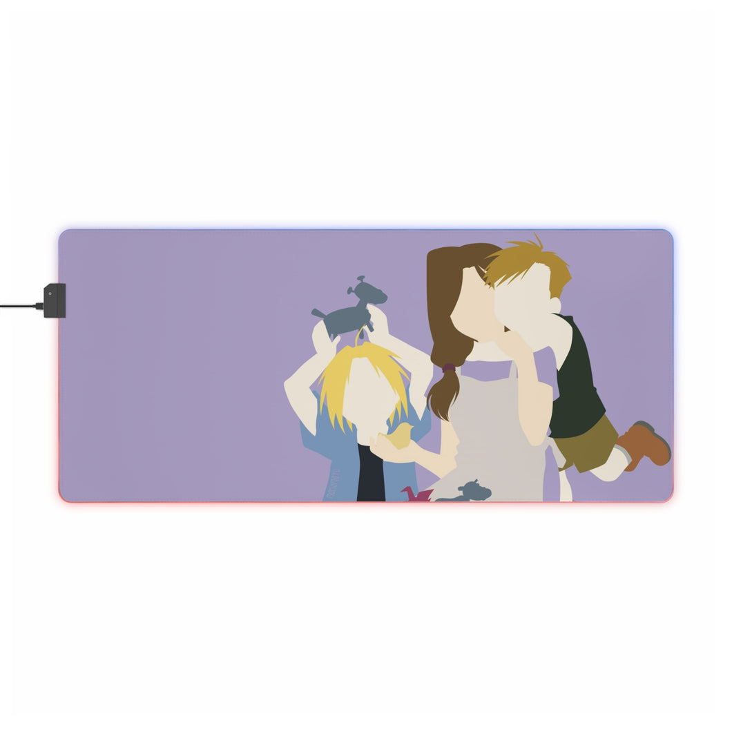 Anime FullMetal Alchemist RGB LED Mouse Pad (Desk Mat)