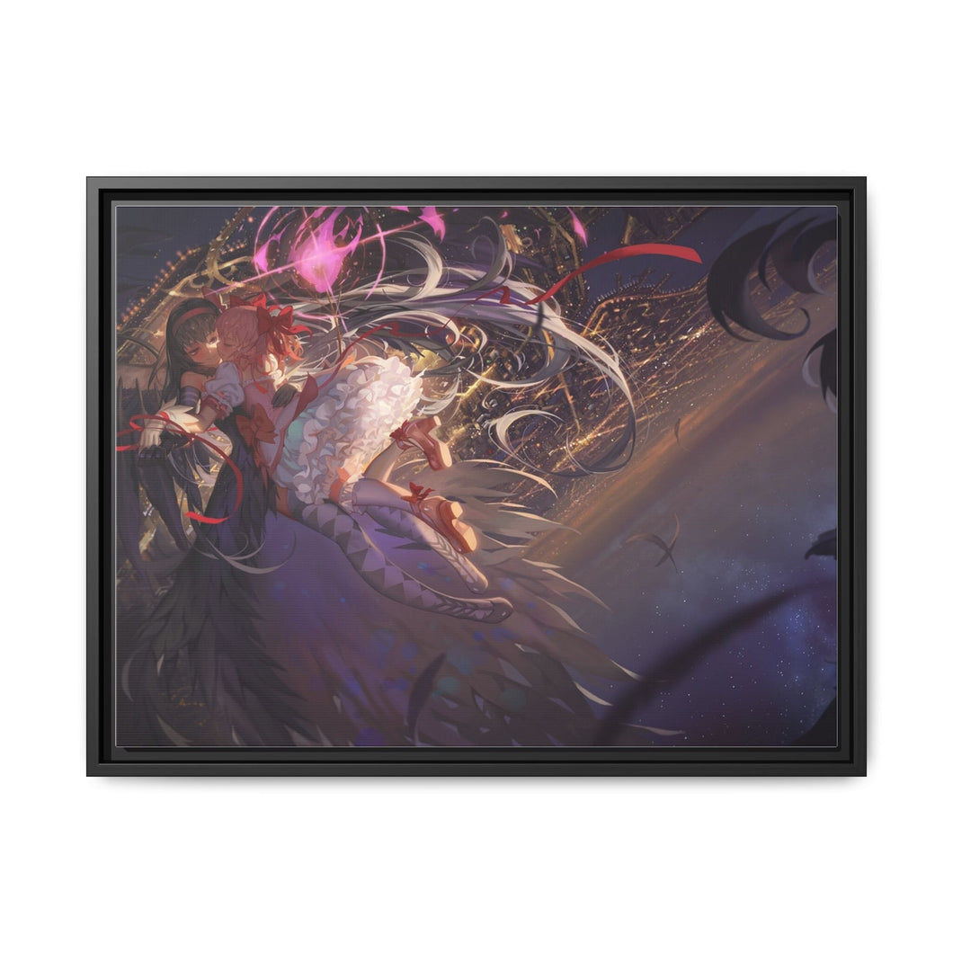 Puella Magi Madoka Magica Canvas Framed Art Print