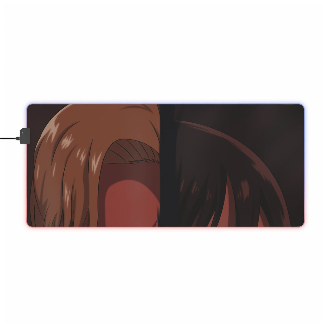 Eren and Zeke RGB LED Mouse Pad (Desk Mat)