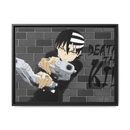 Soul Eater Death The Kid Canvas Framed Art Print