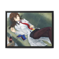 Makise Kurisu Canvas Framed Art Print