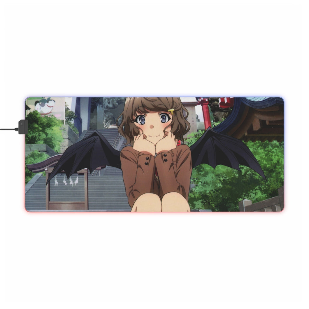 Rascal Does Not Dream Of Bunny Girl Senpai RGB LED Mouse Pad (Desk Mat)
