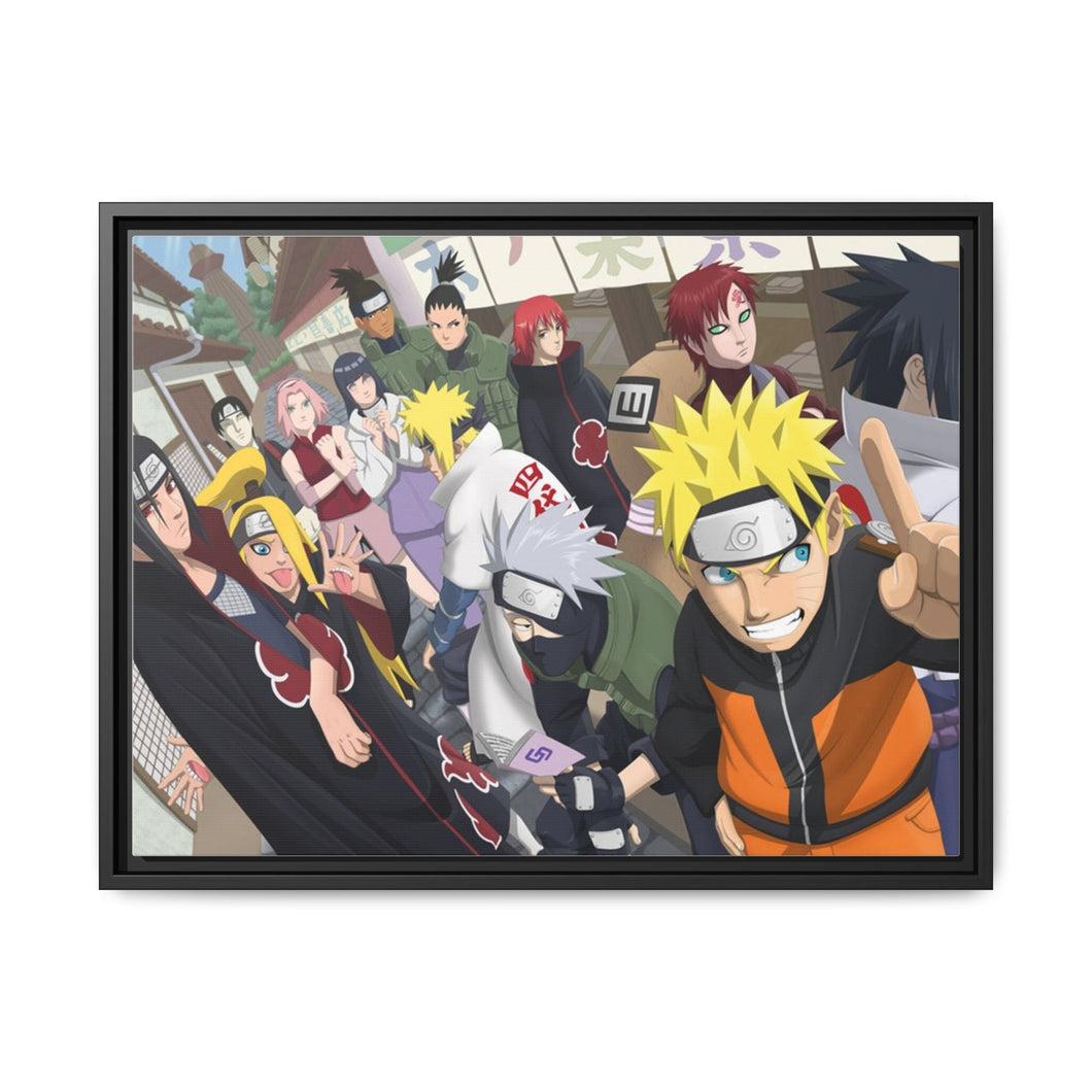 Naruto Shippuden Canvas Framed Art Print