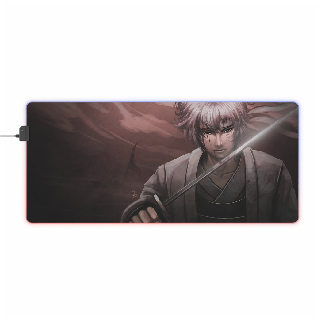 Gintama Gintoki Sakata RGB LED Mouse Pad (Desk Mat)