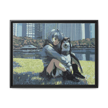 Load image into Gallery viewer, Anime Neon Genesis Evangelion Canvas Framed Art Print
