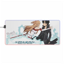 Load image into Gallery viewer, Yuuki Asuna &amp; Kirigaya Kazuto RGB LED Mouse Pad (Desk Mat)

