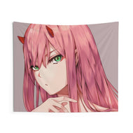 Zero Two Indoor Wall Tapestry