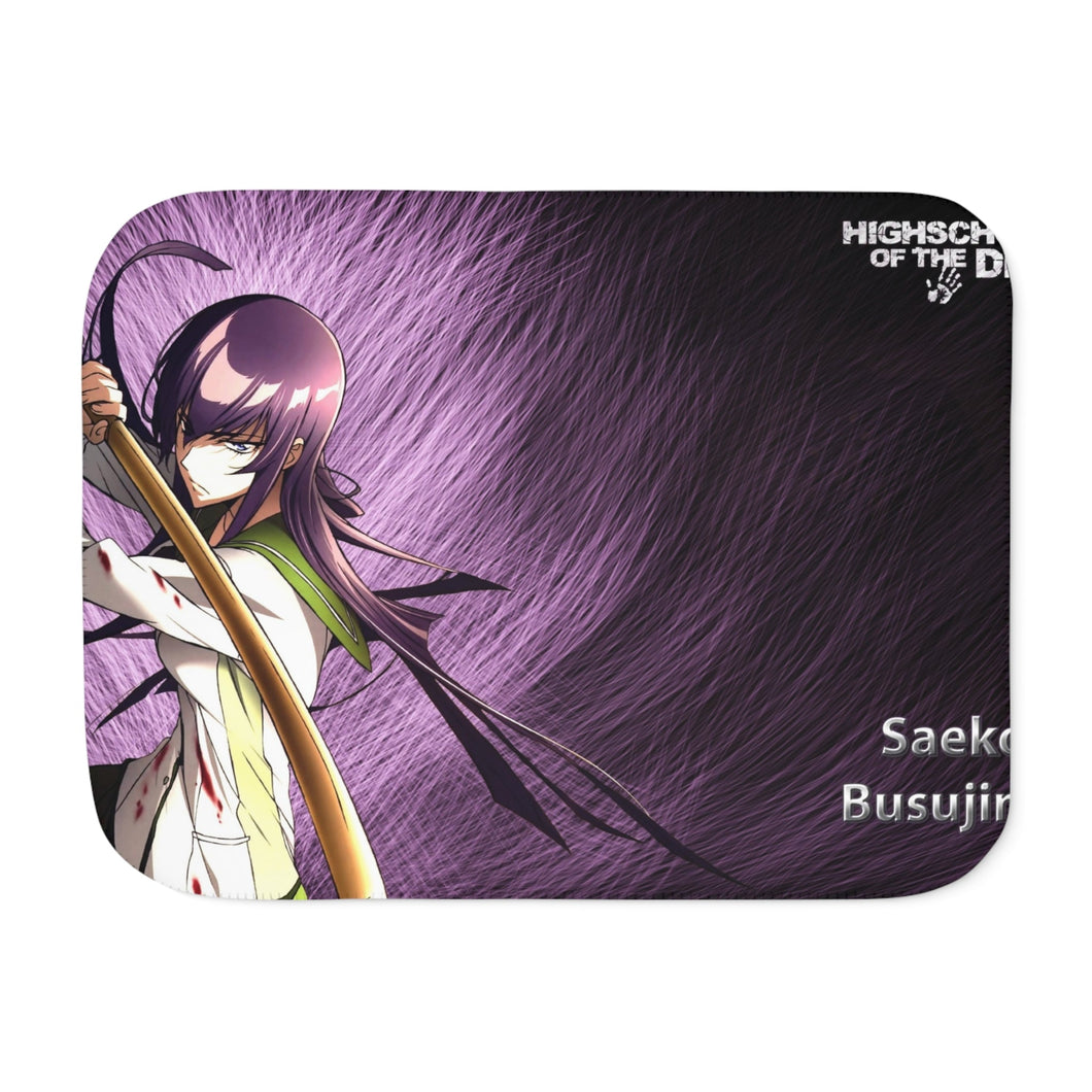 Saeko Busujima Sherpa Blanket