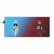 Load image into Gallery viewer, Black Clover Asta, Noelle Silva RGB LED Mouse Pad (Desk Mat)
