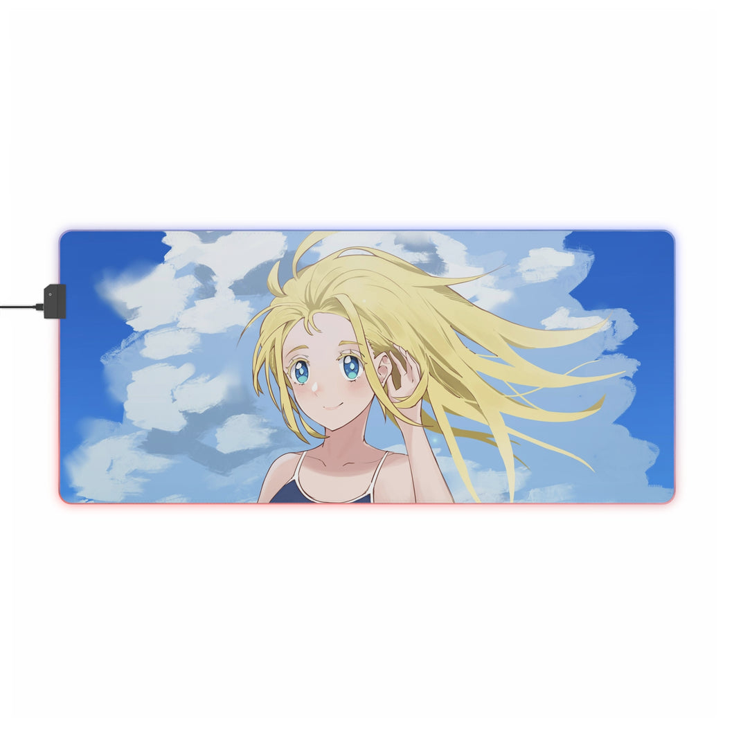 Summer Time Rendering Ushio Kofune RGB LED Mouse Pad (Desk Mat)