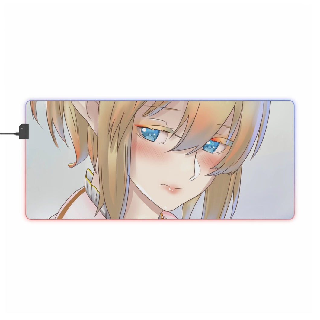 Is It Wrong To Try To Pick Up Girls In A Dungeon? RGB LED Mouse Pad (Desk Mat)