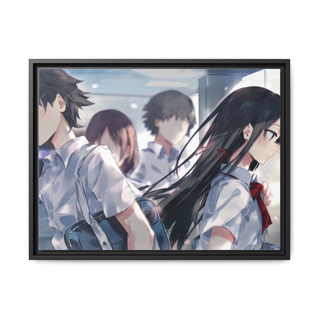 My Teen Romantic Comedy SNAFU Hachiman Hikigaya, Yukino Yukinoshita Canvas Framed Art Print