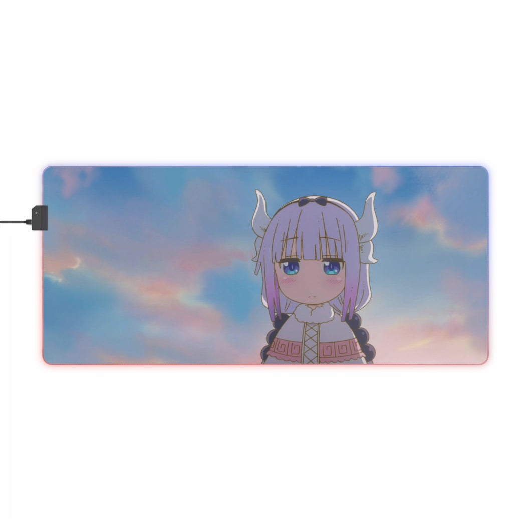 Miss Kobayashi's Dragon Maid Kanna Kamui, Kobayashi San Chi No Maid Dragon RGB LED Mouse Pad (Desk Mat)