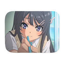 Load image into Gallery viewer, Sakurajima Mai Sherpa Blanket
