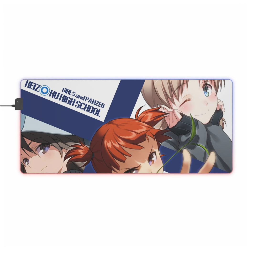 Girls und Panzer RGB LED Mouse Pad (Desk Mat)