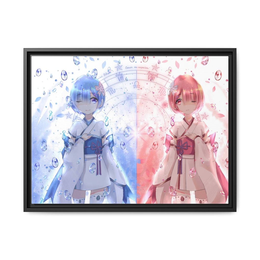 Anime Re:ZERO -Starting Life in Another World- Canvas Framed Art Print