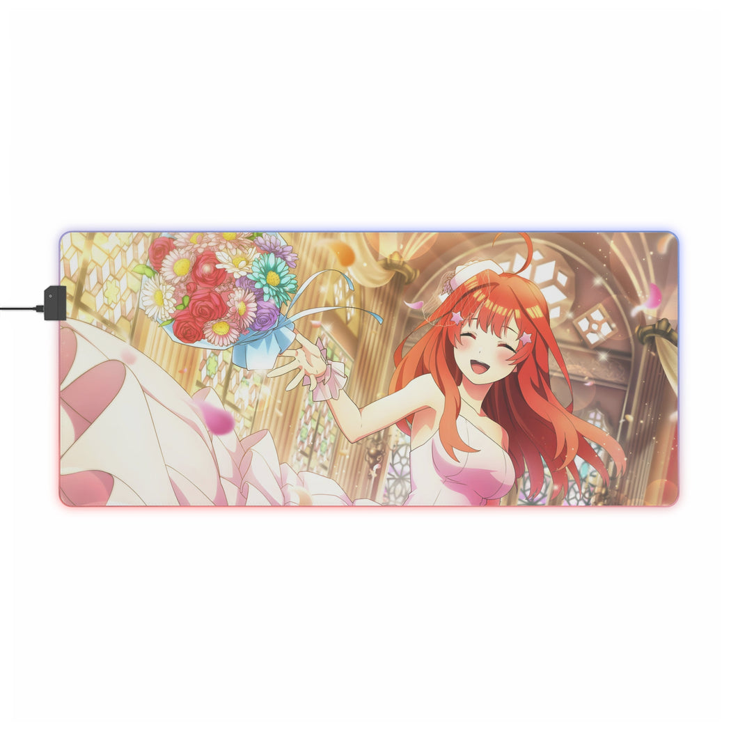 The Quintessential Quintuplets RGB LED Mouse Pad (Desk Mat)
